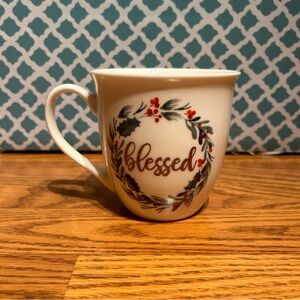 Gold Blessed Wreath Coffee Mug